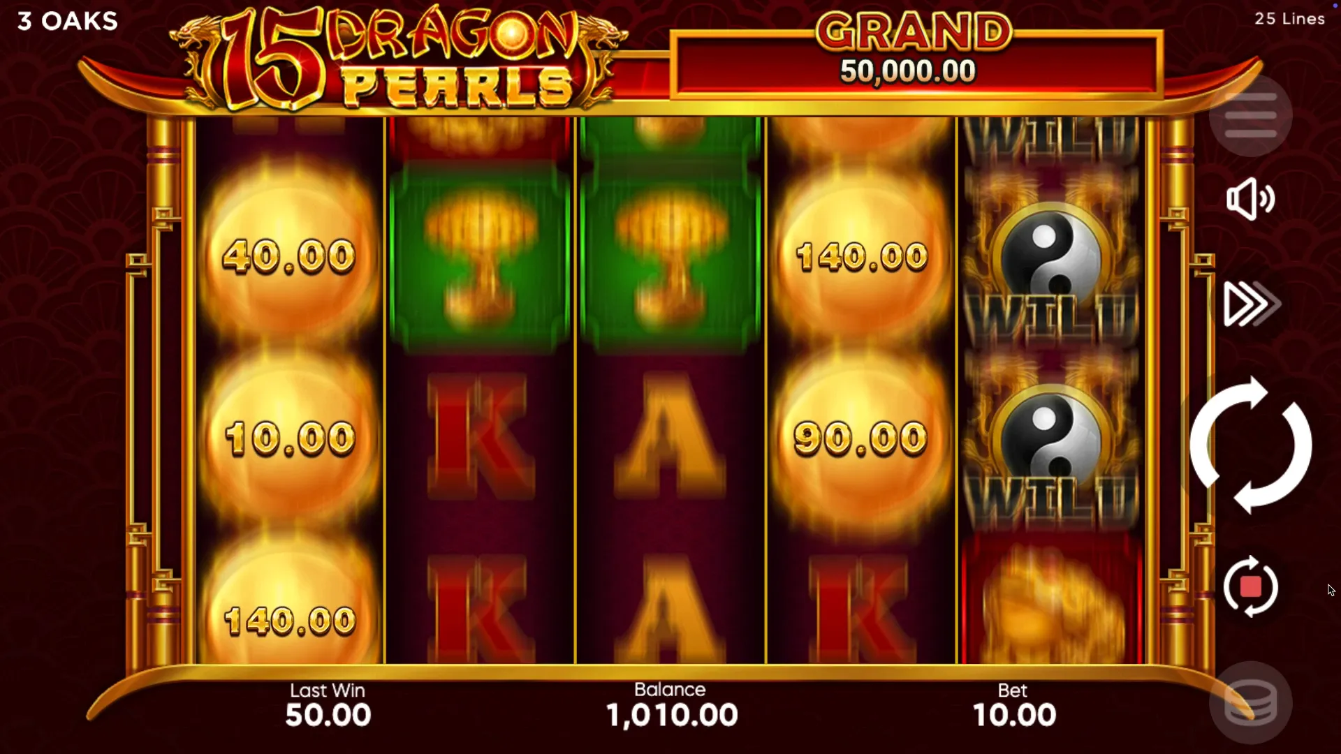 15 Dragon Pearls slot for money