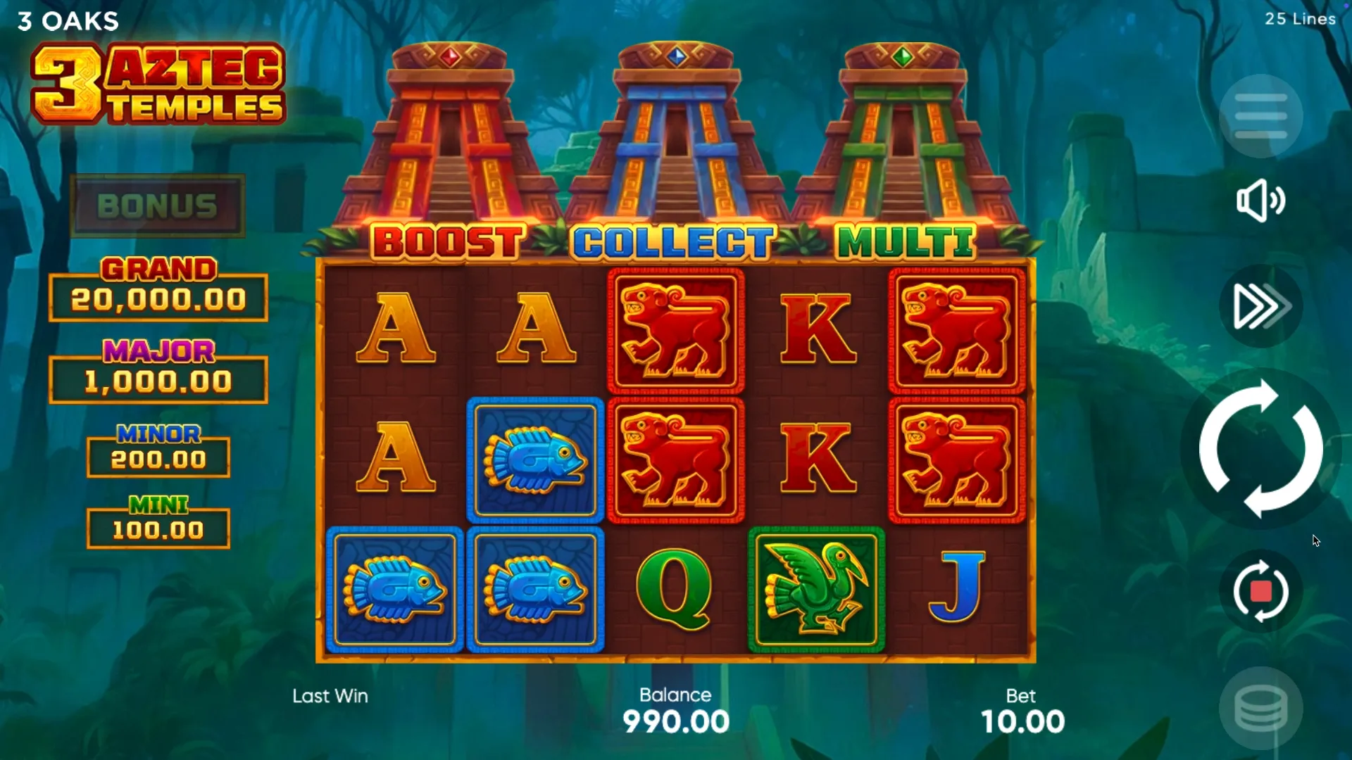Online game 3 Aztec Temples