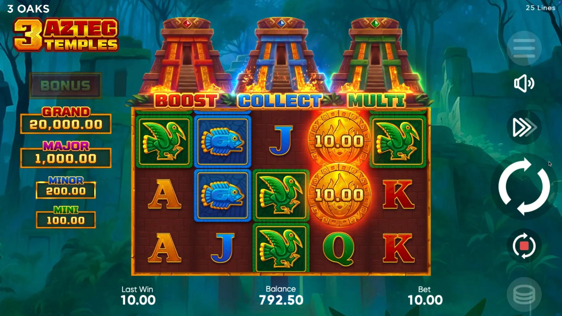 Game for money 3 Aztec Temples