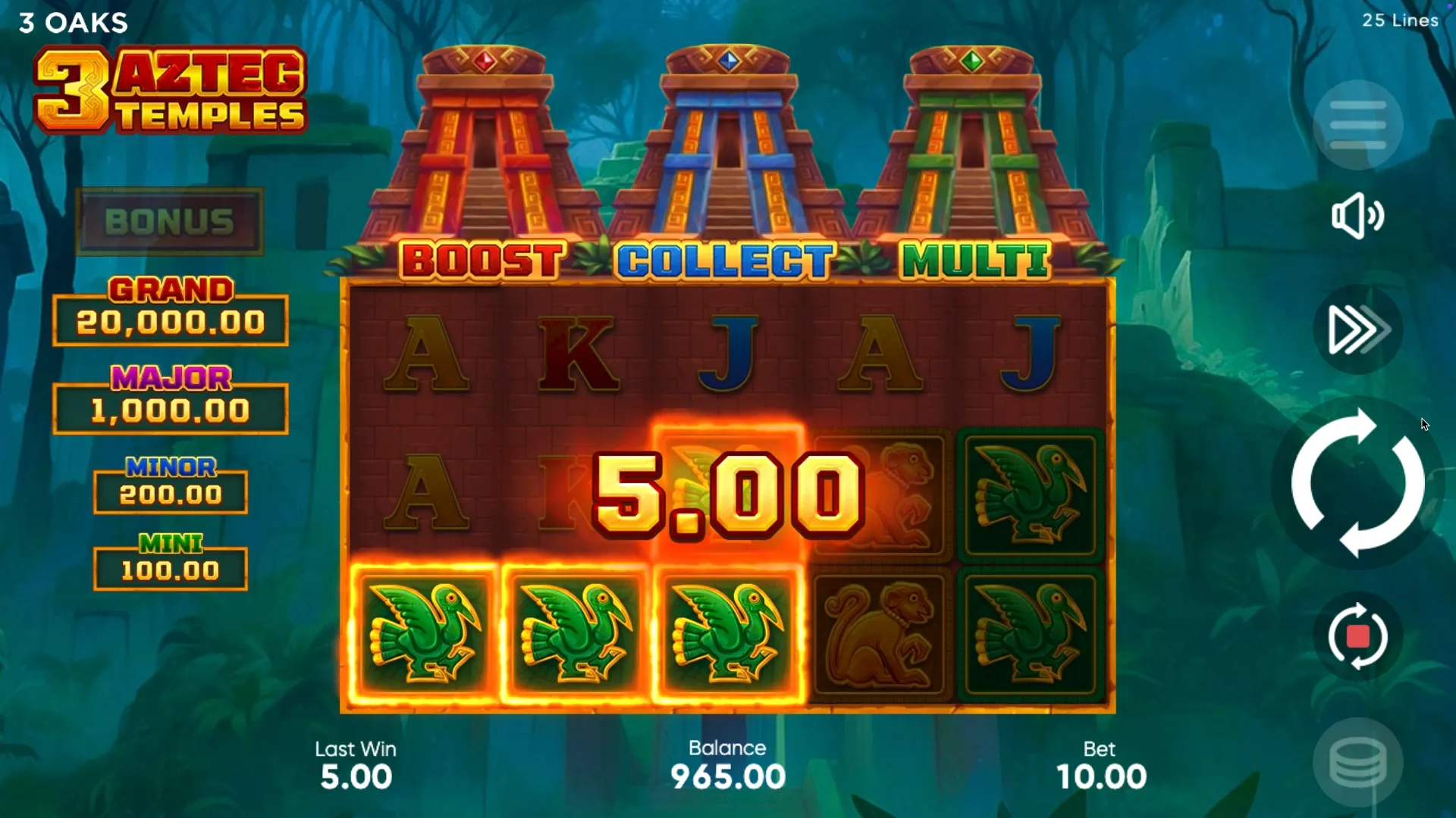 3 Aztec Temples slot for money