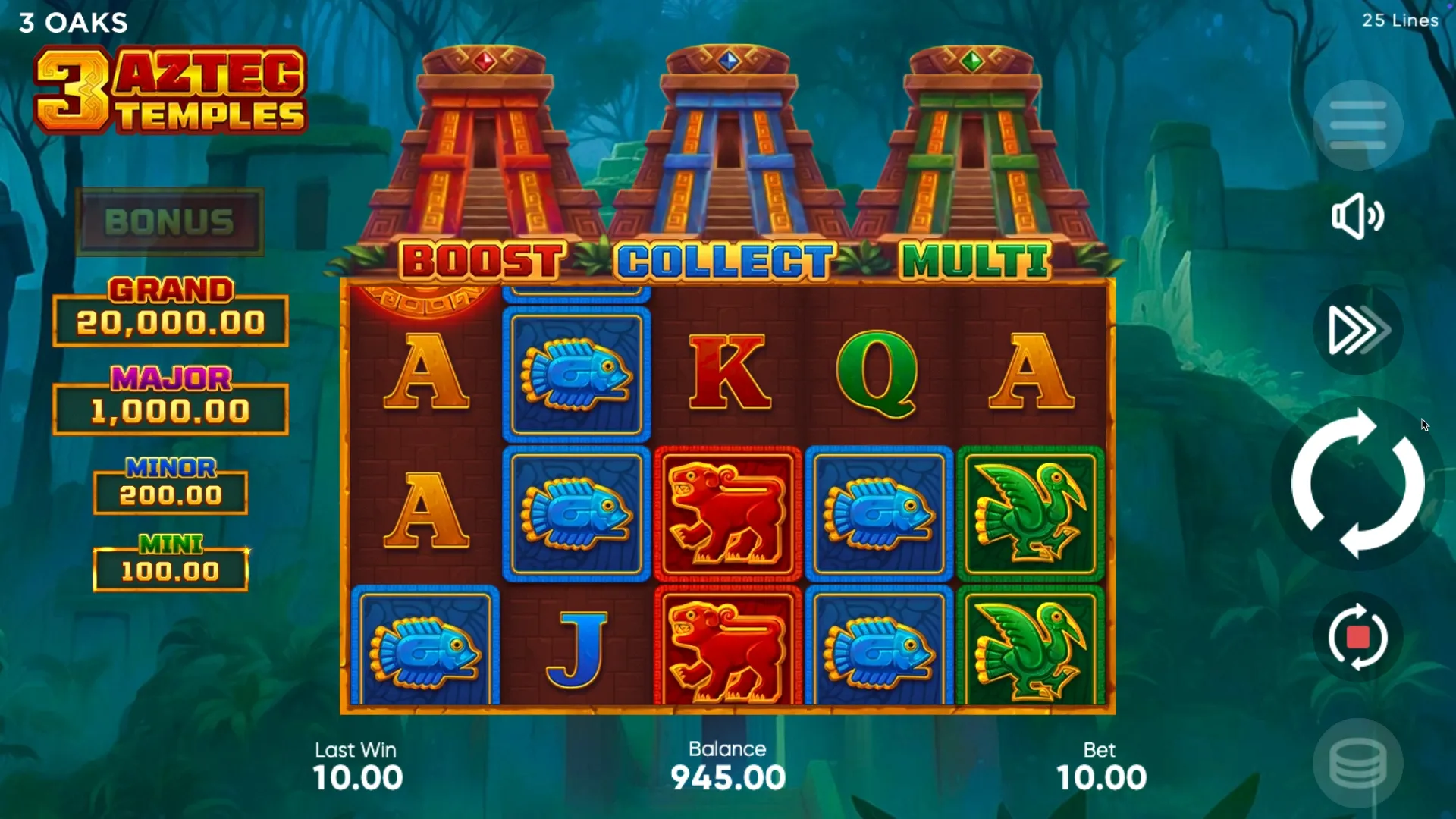 3 Aztec Temples game