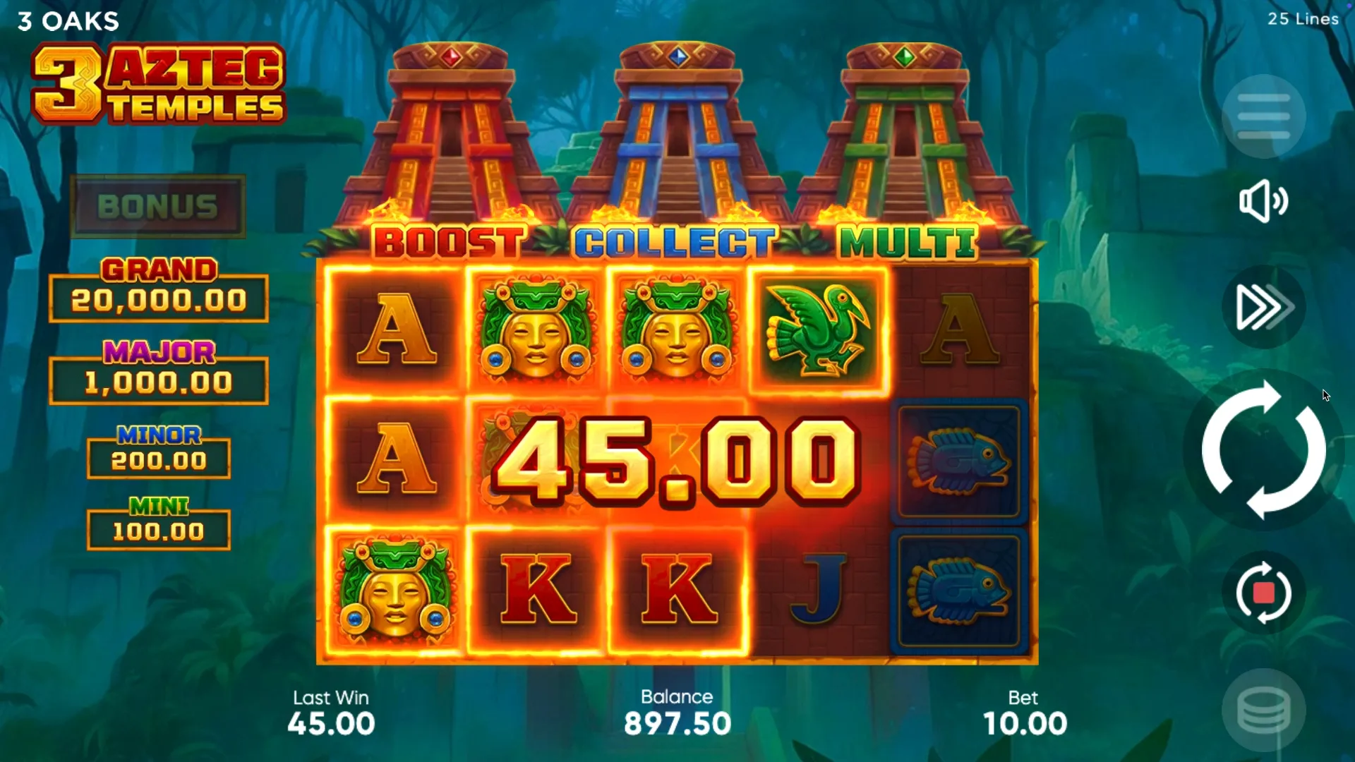 3 Aztec Temples game site