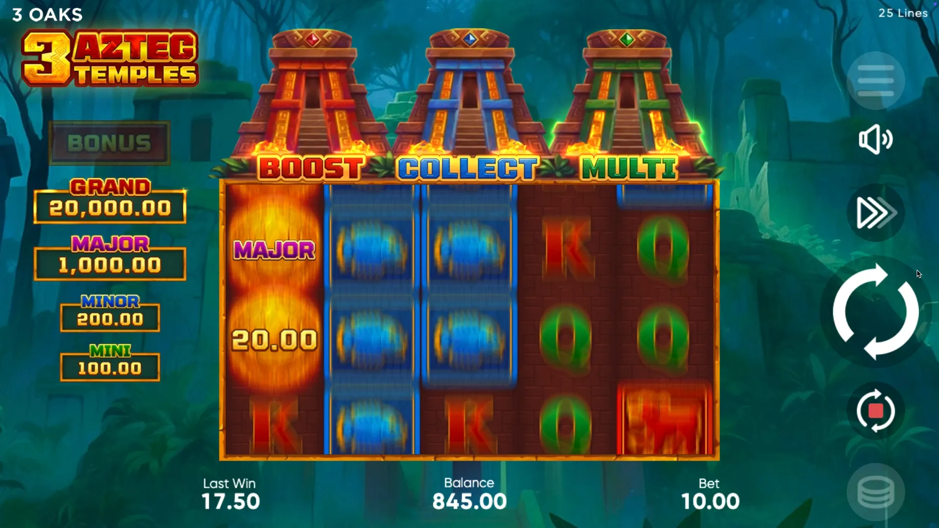 3 Aztec Temples slot registration