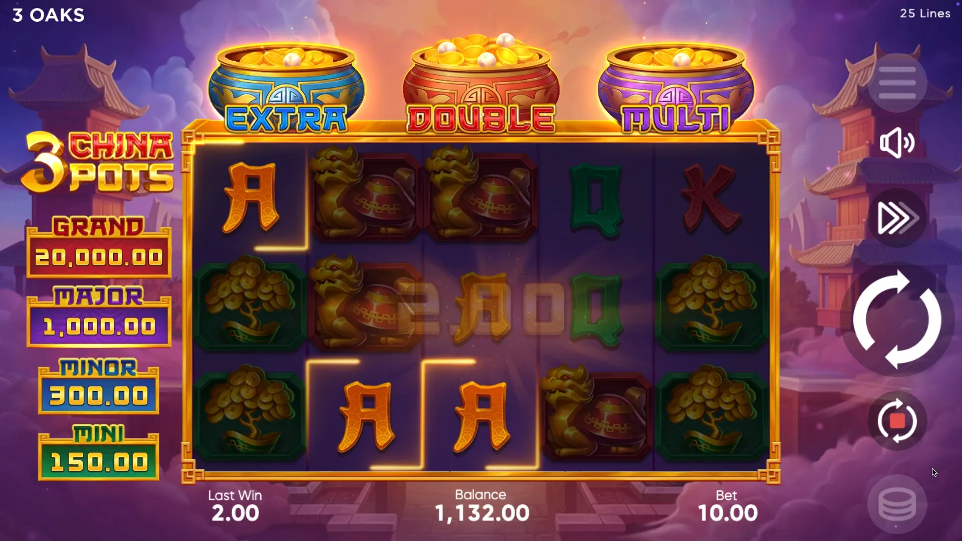3 China Pots play online