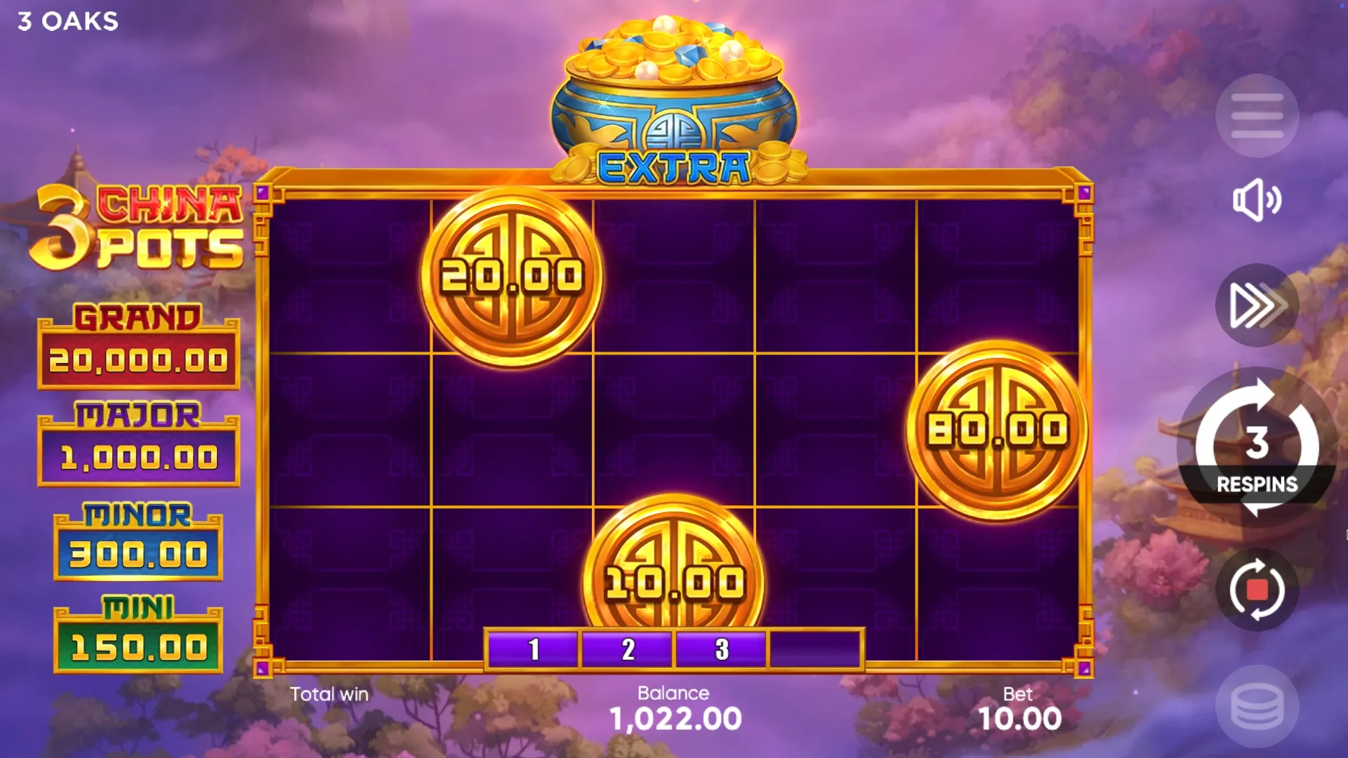 3 China Pots game