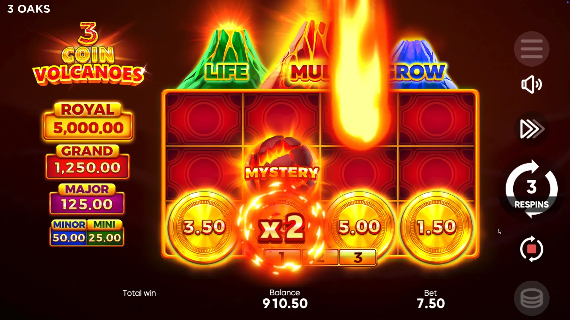3 Coin Volcanoеs play free
