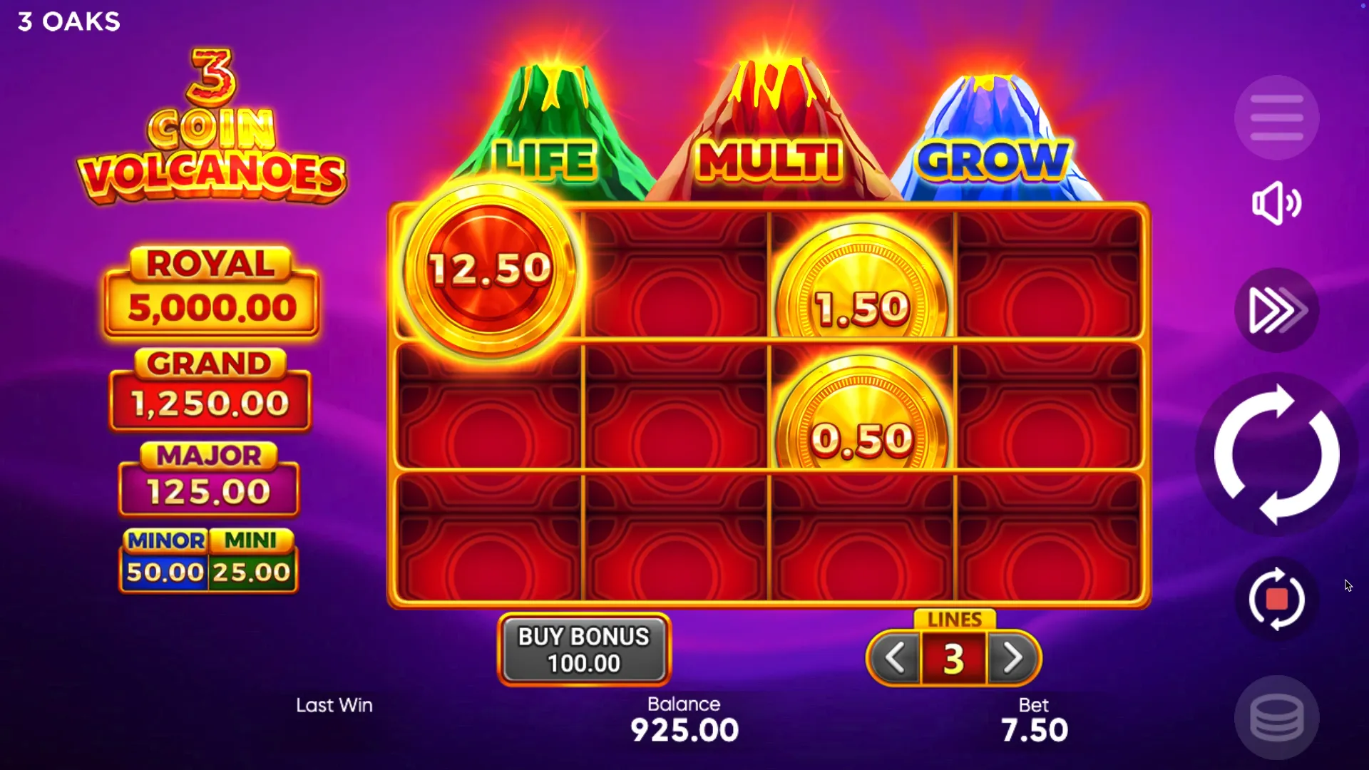 3 Coin Volcanoеs game for money download