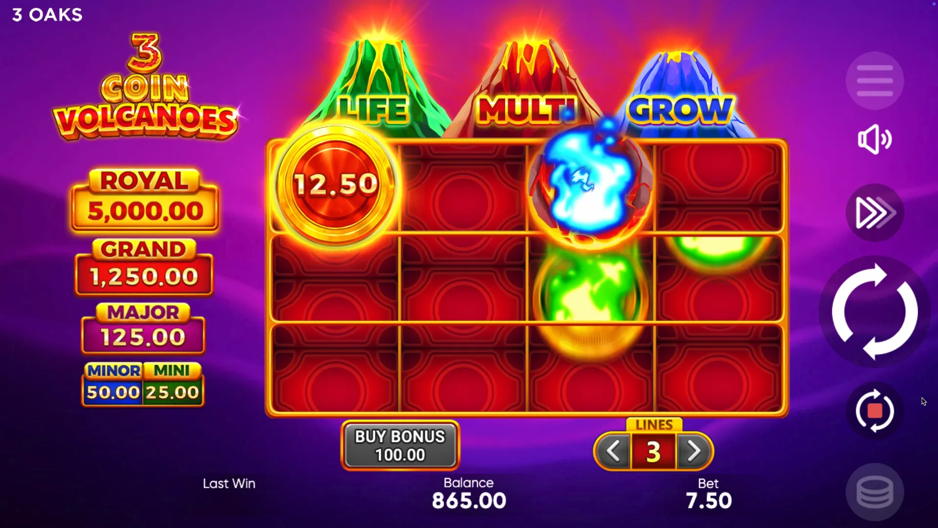 3 Coin Volcanoеs game site