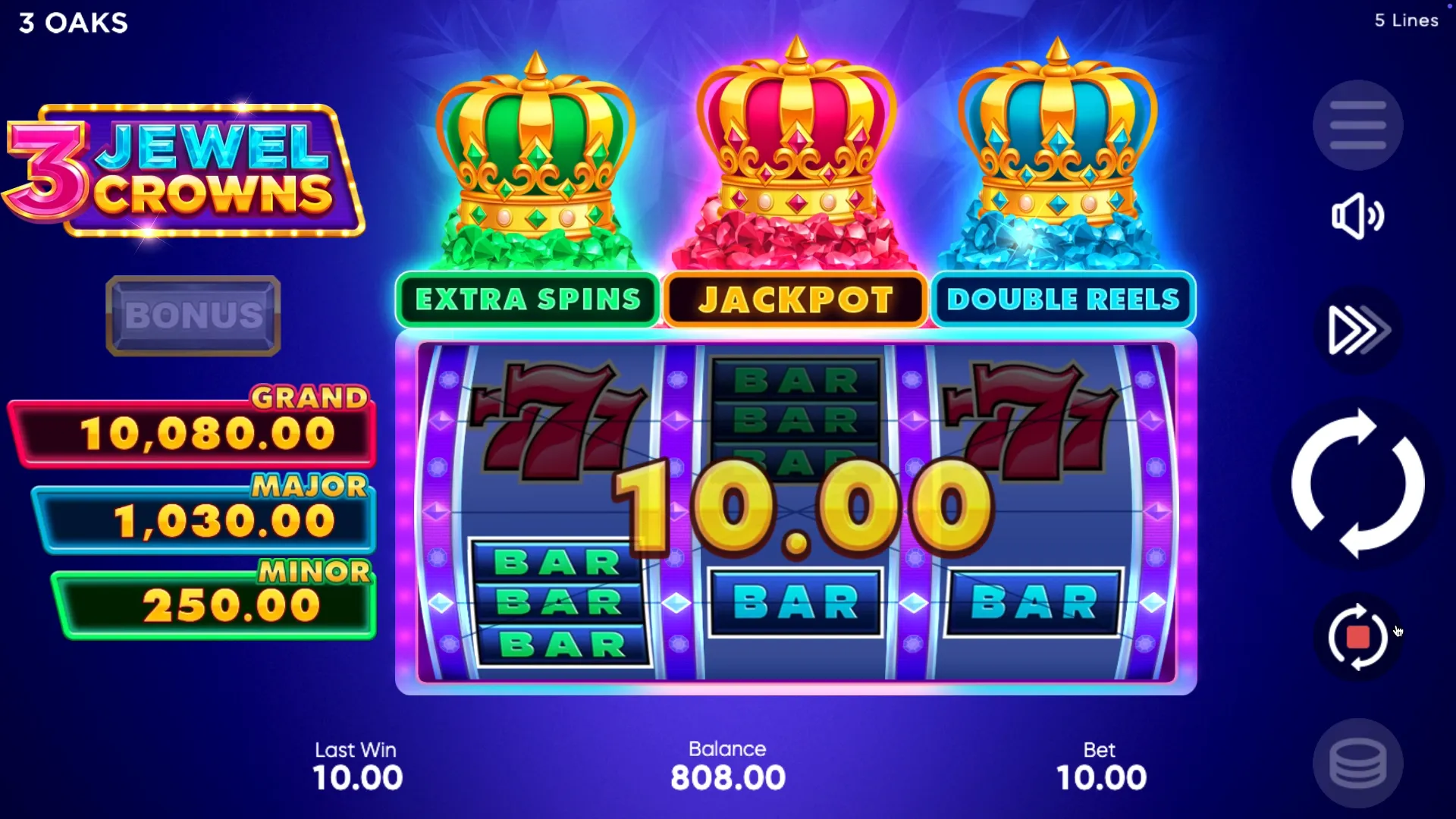 Slot 3 Jewel Crowns Tactics