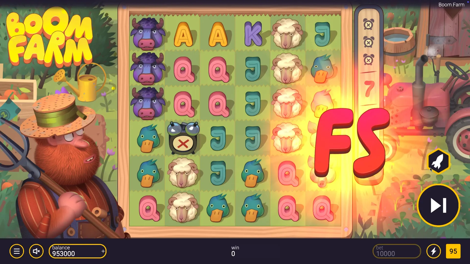Play Boom Farm bonuses