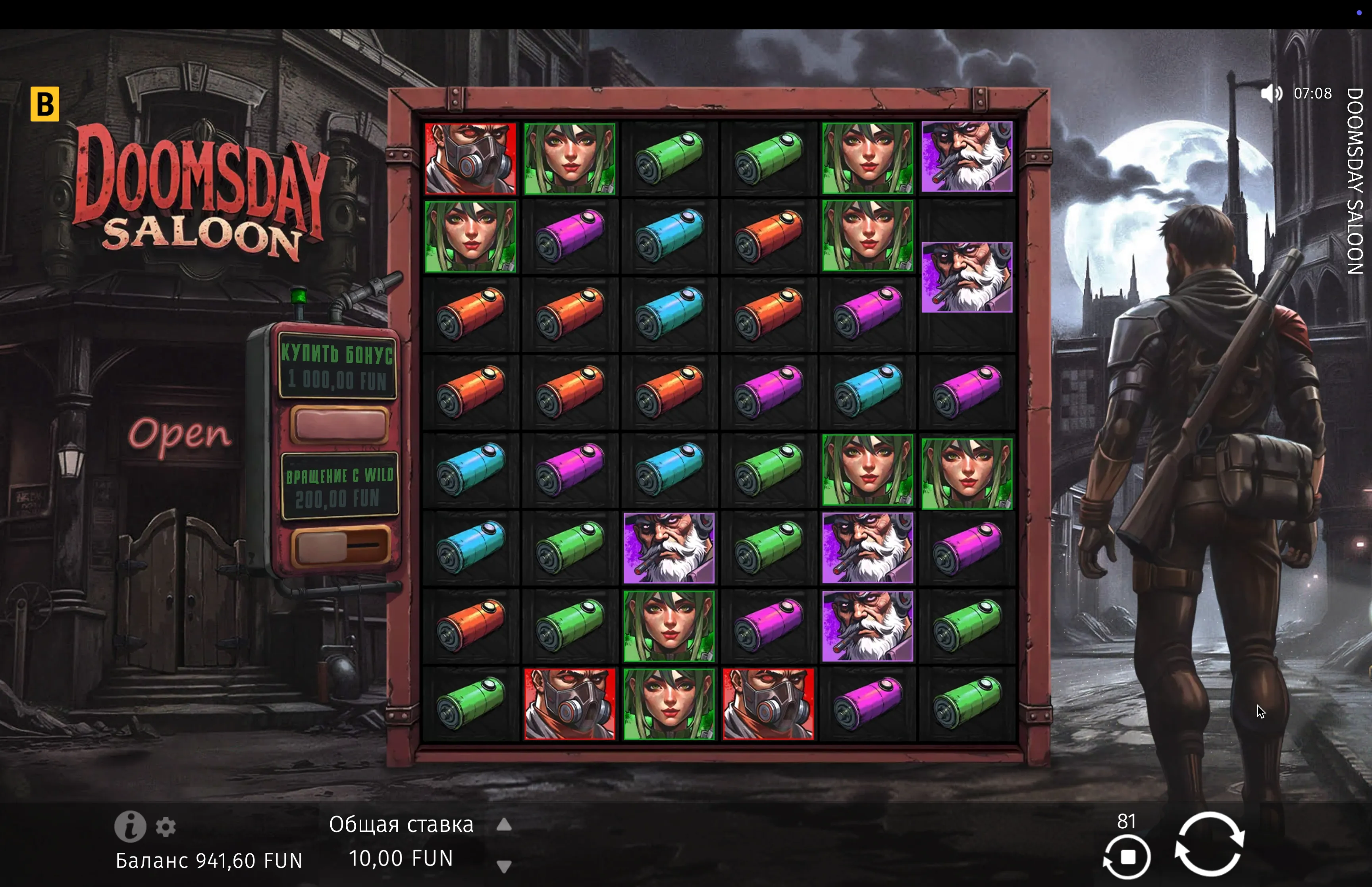Slot Doomsday Saloon Tactics
