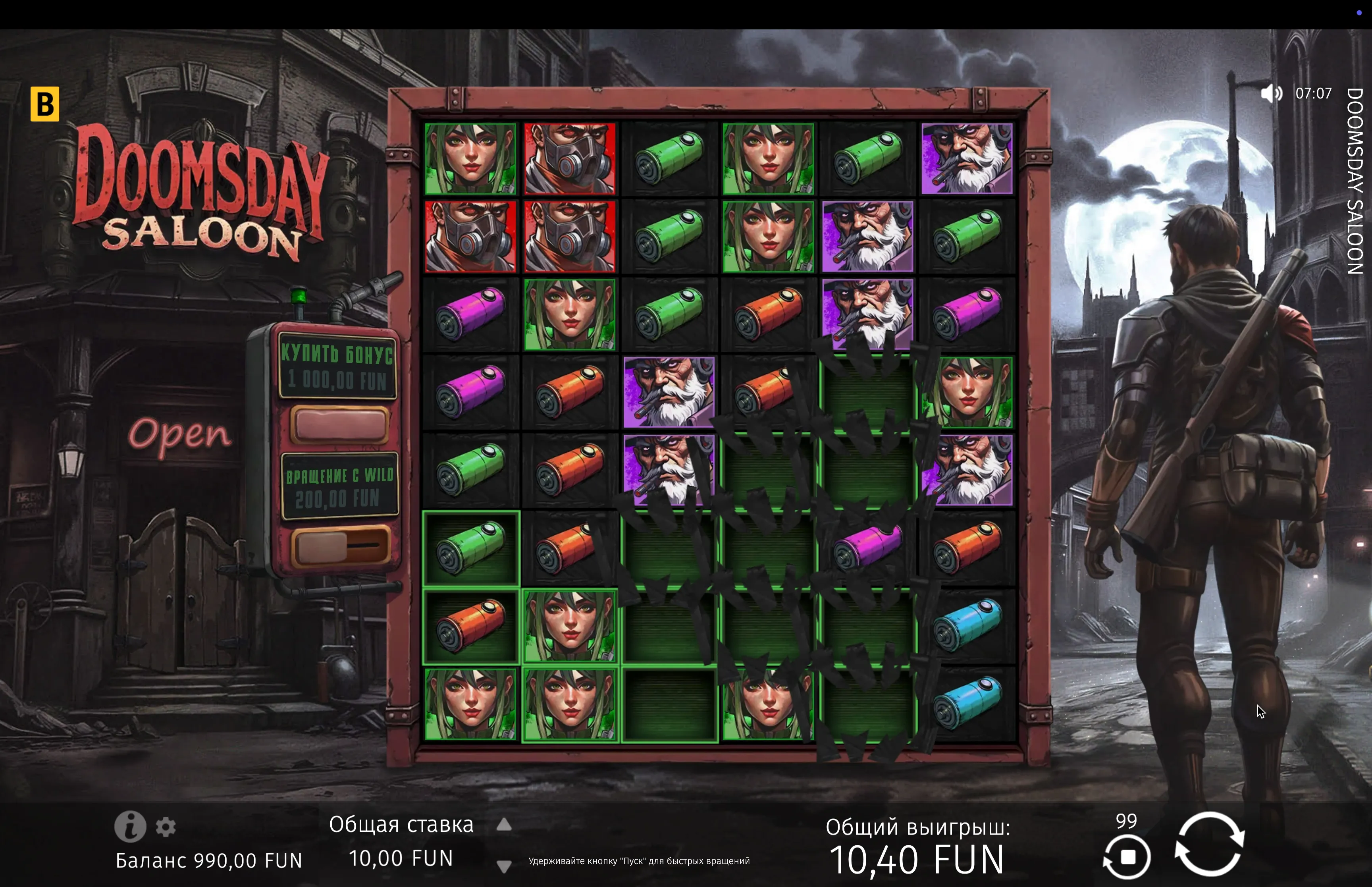 Doomsday Saloon slot for money