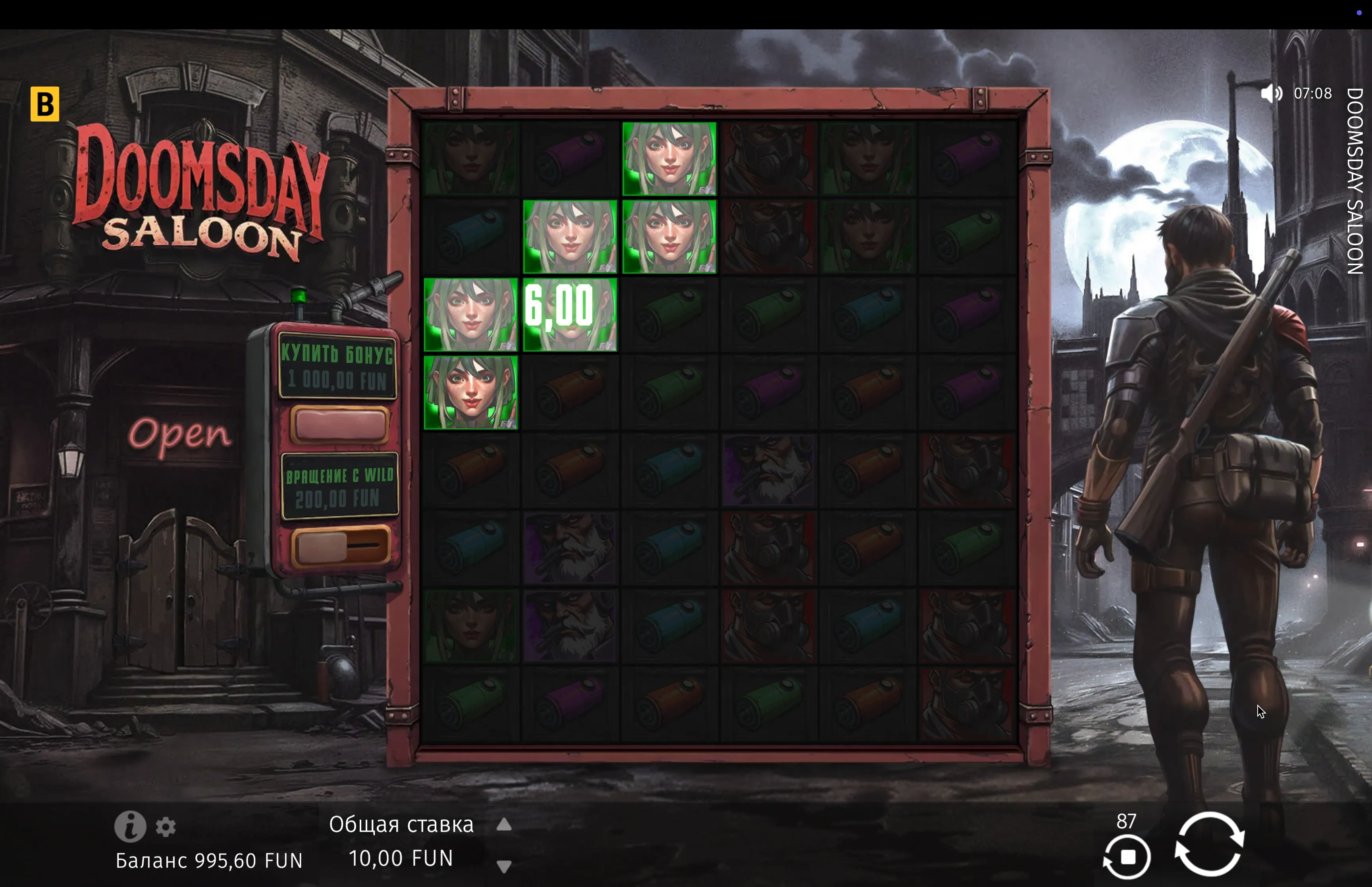 Doomsday Saloon slot registration