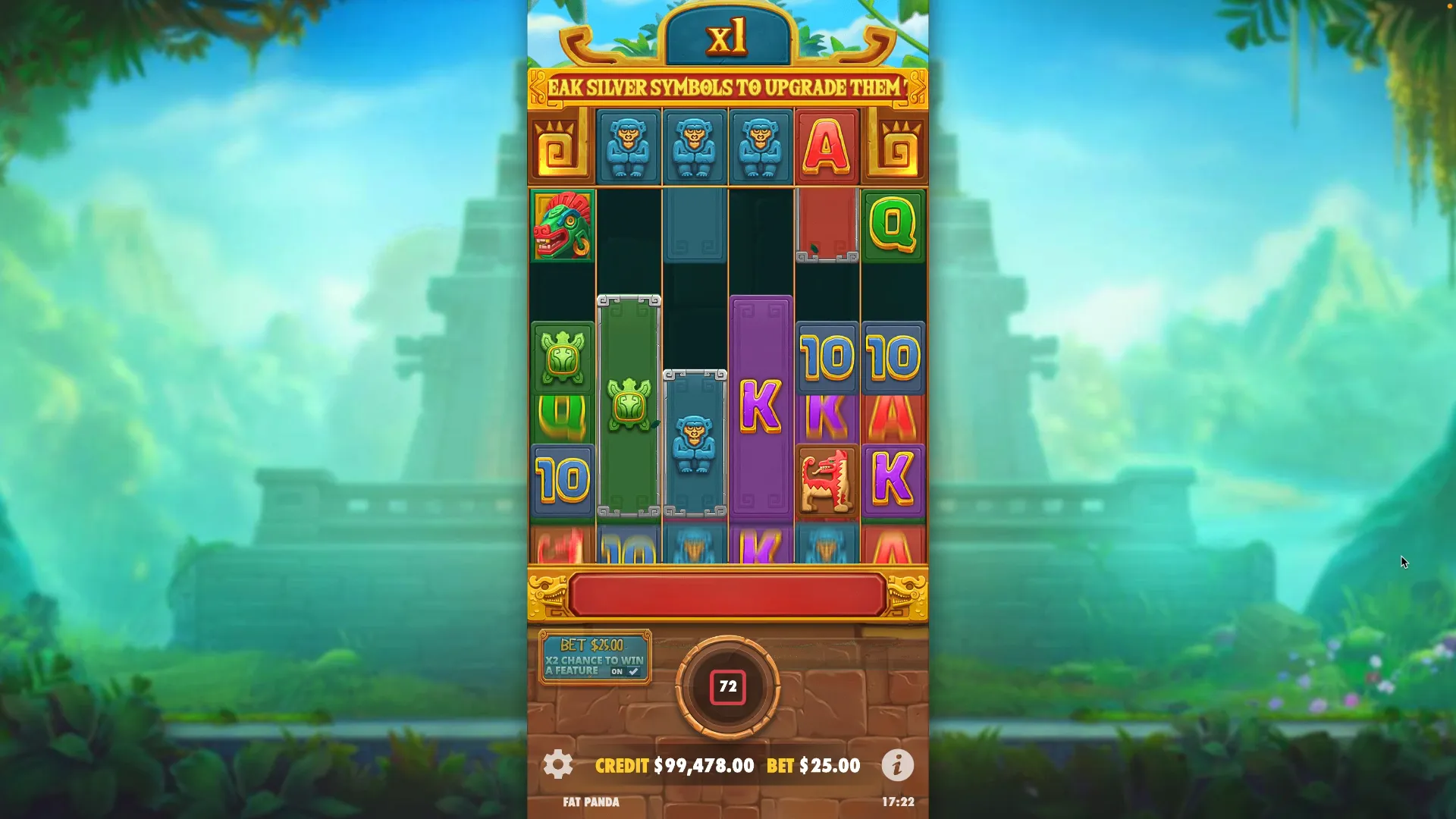 Ставки в слоте Fortune of Aztec