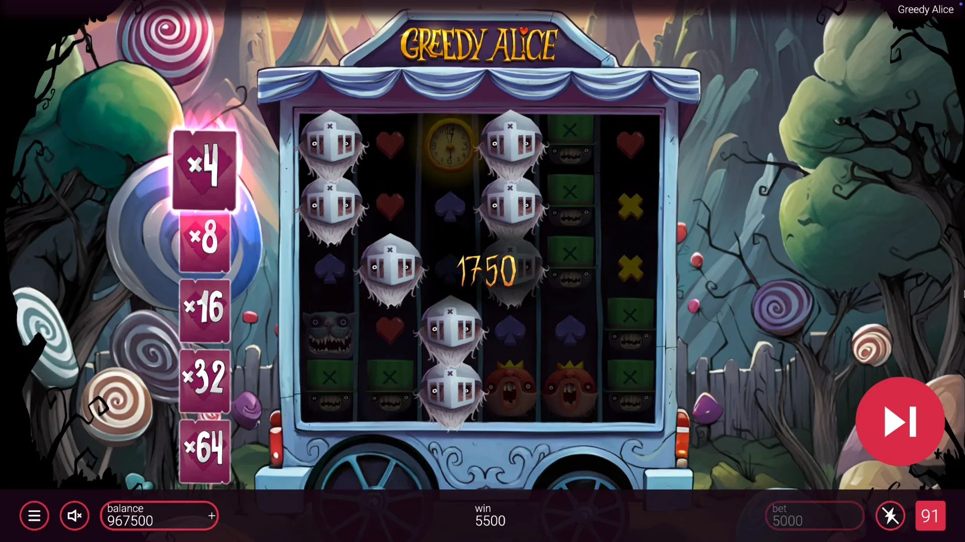 Тактика слота Greedy Alice