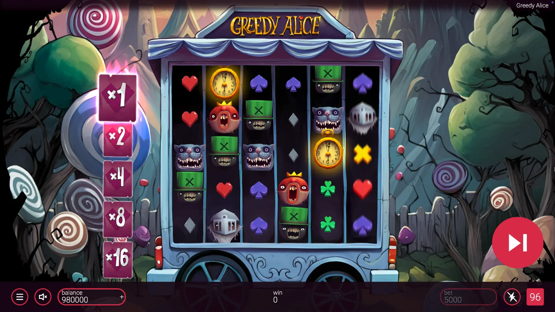 Игра Greedy Alice