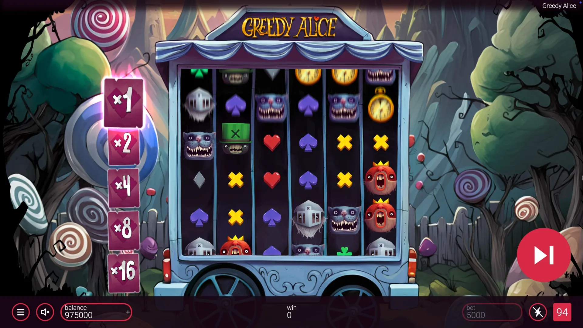 Скачать игру Greedy Alice на деньги