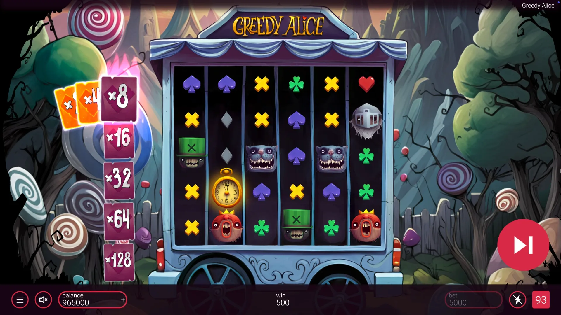 Играть в Greedy Alice бесплатно