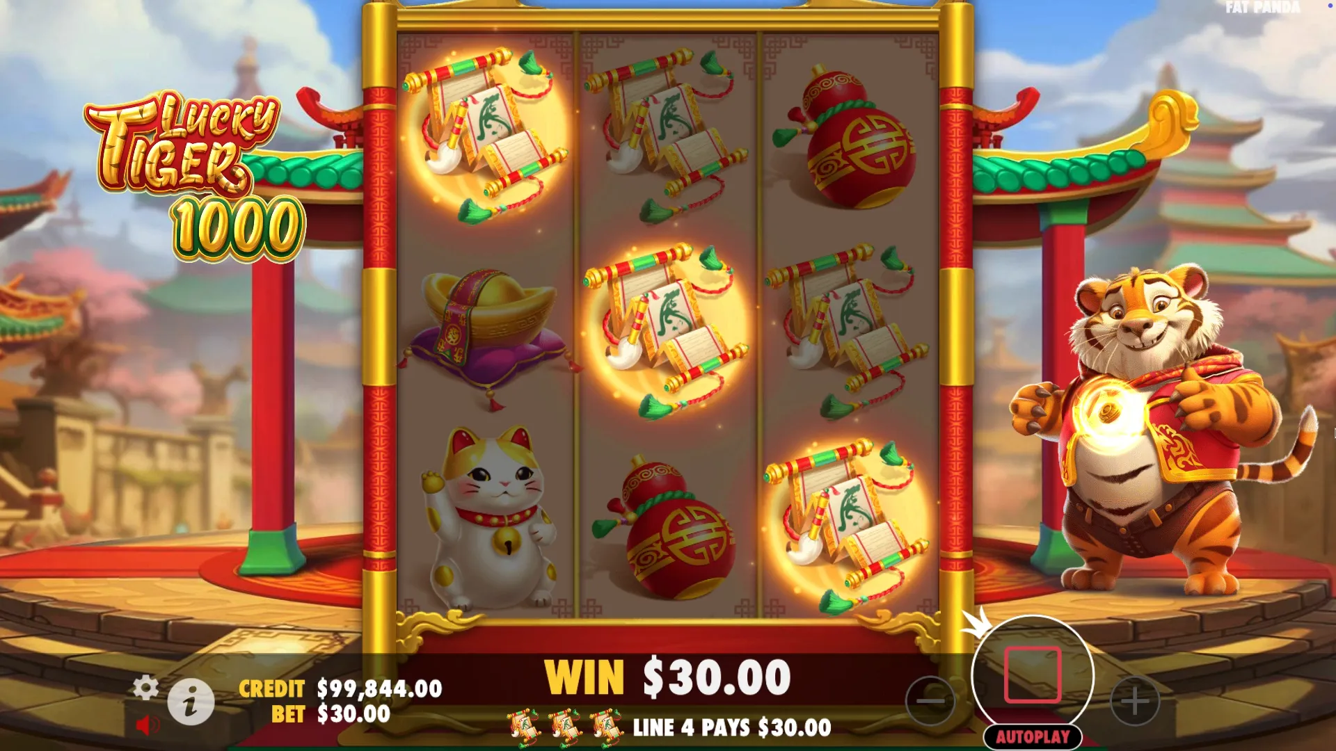Тактика слота Lucky Tiger 1000