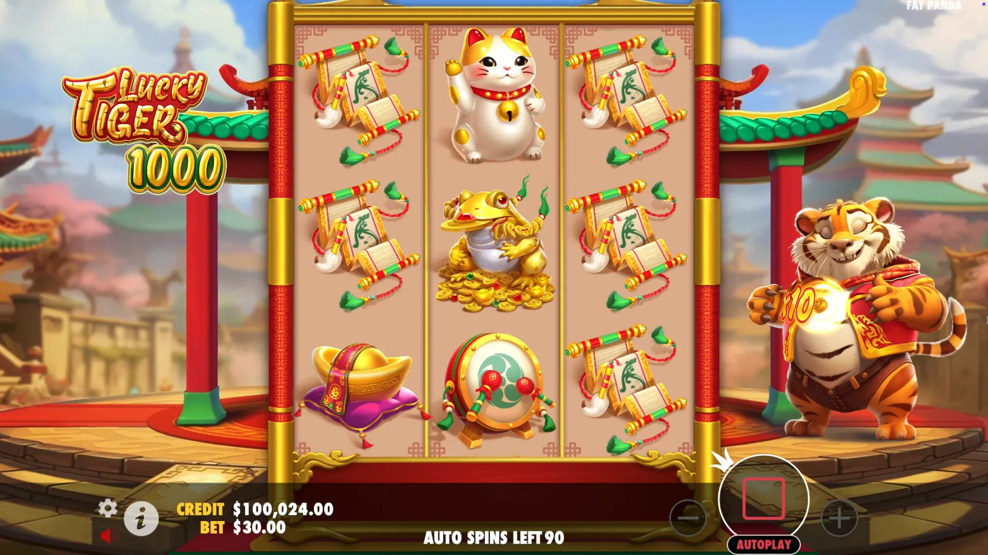 Играть в Lucky Tiger 1000 бесплатно