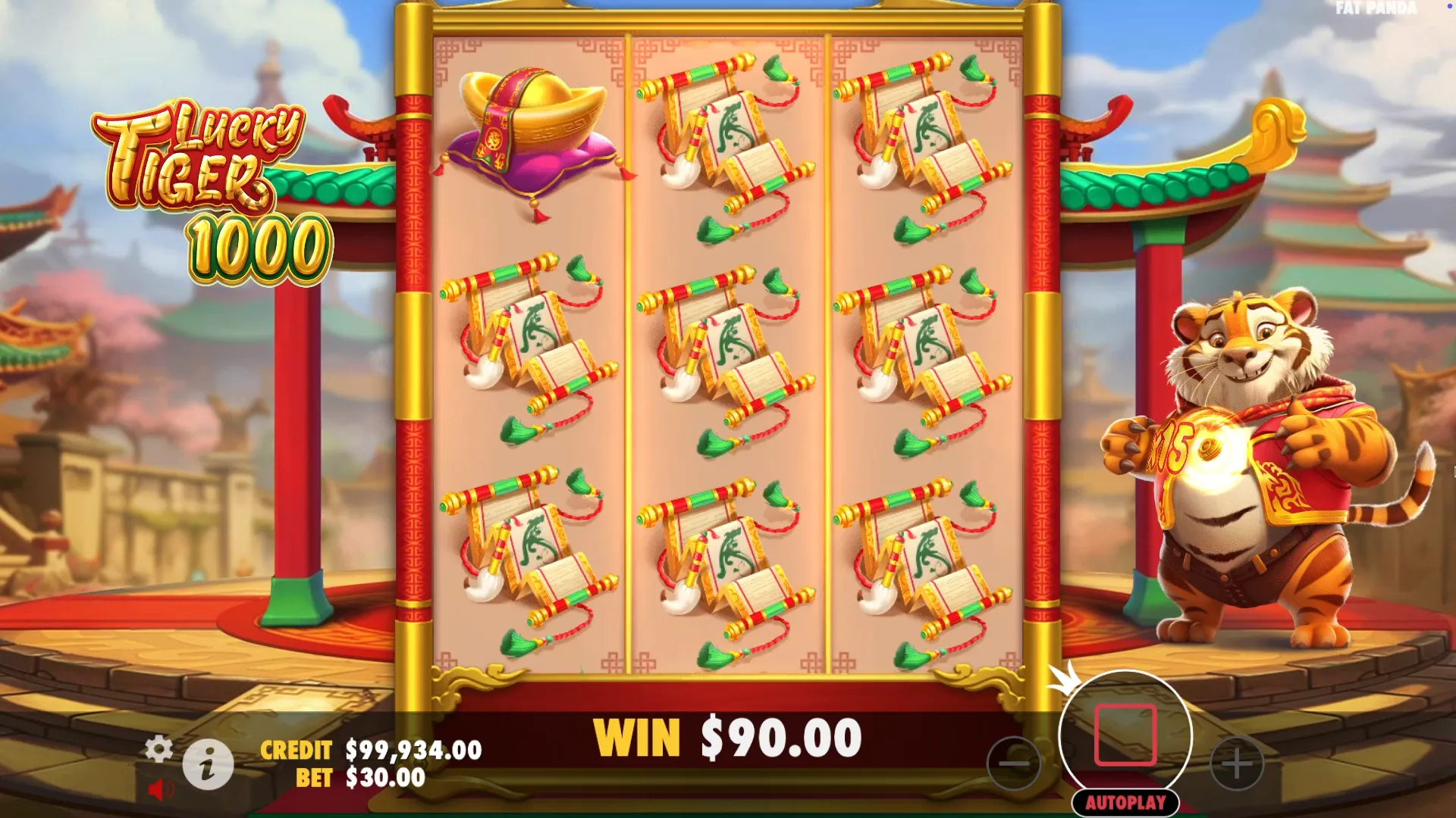 Регистрация в слоте Lucky Tiger 1000