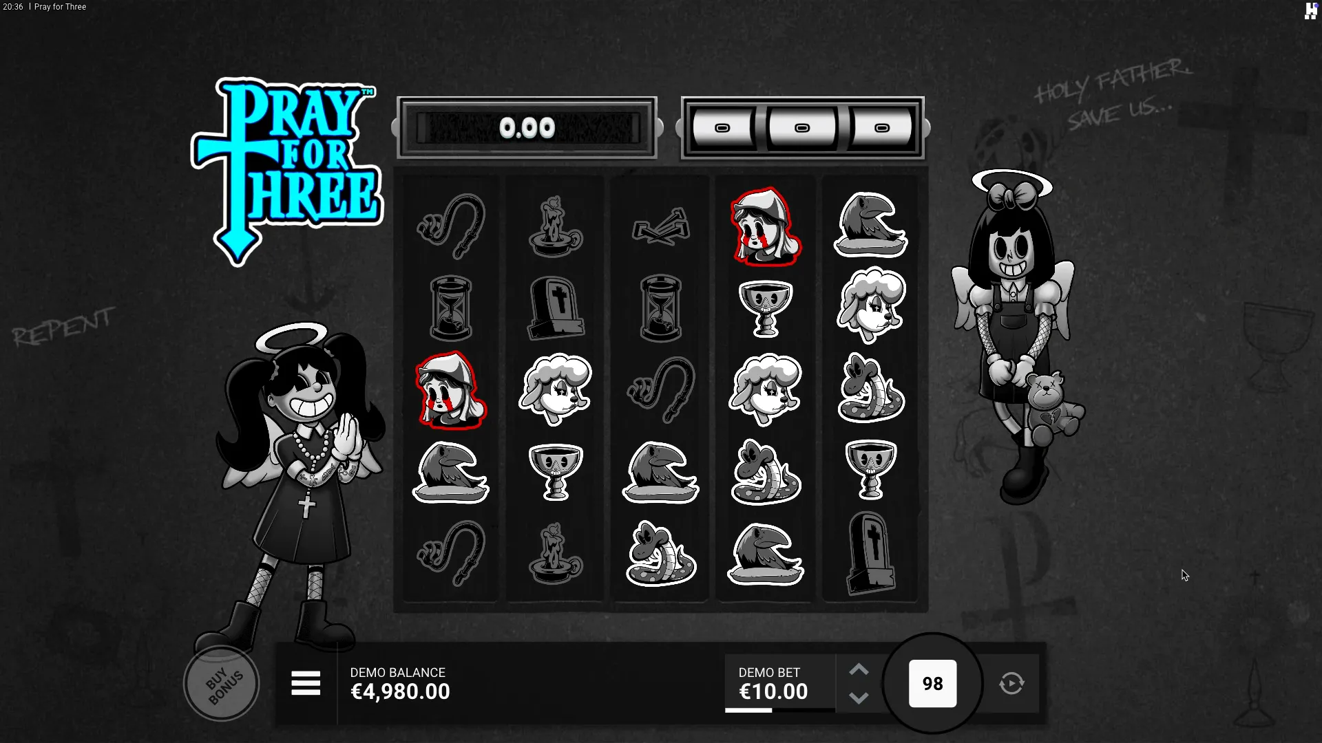 Online game Pray for Three