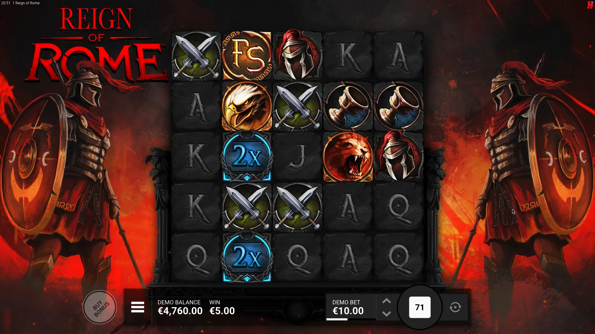 Slot Reign of Rome Tactics