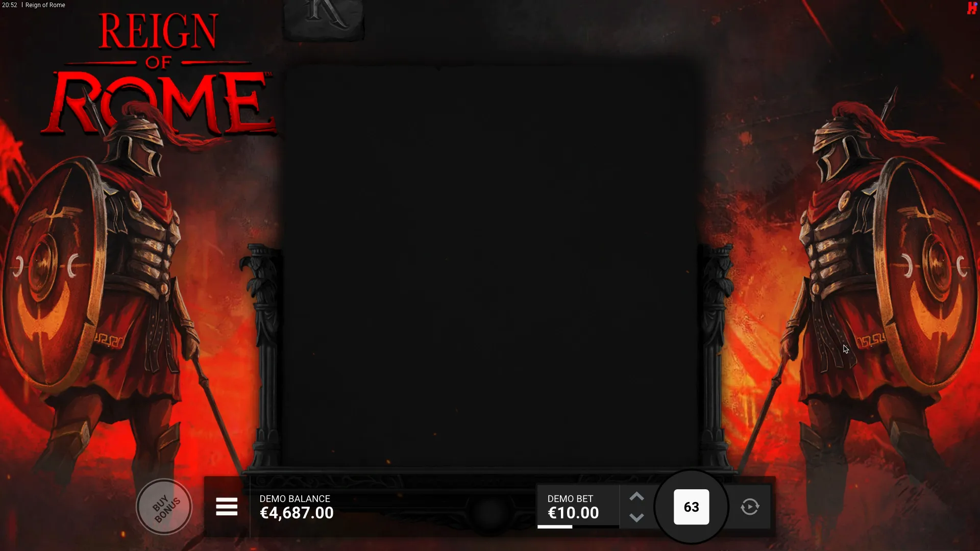 Reign of Rome slot bets