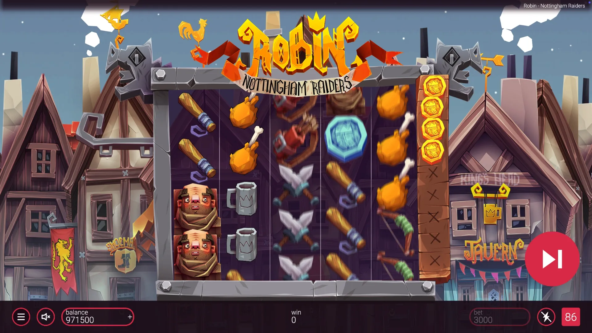 Тактика слота Robin Nottingham Raiders