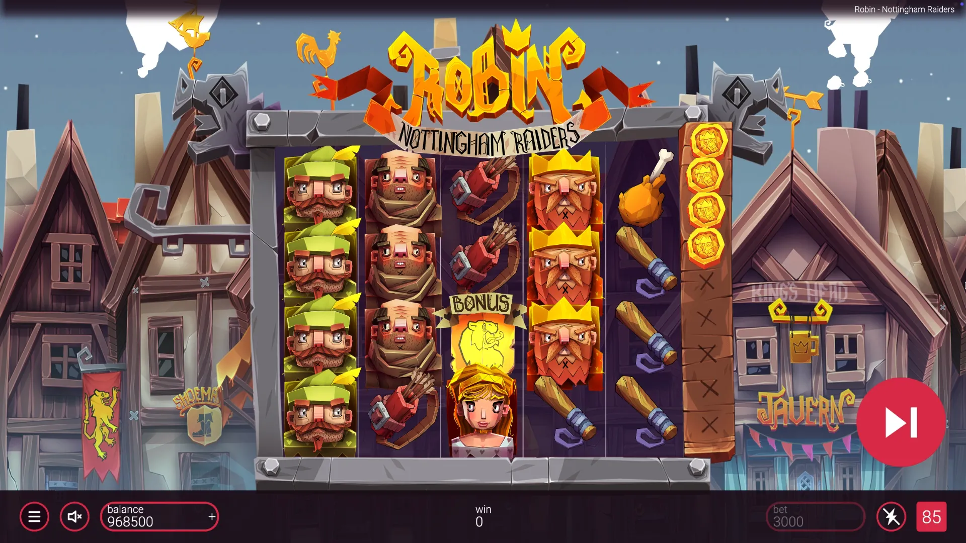 Игра на деньги Robin Nottingham Raiders