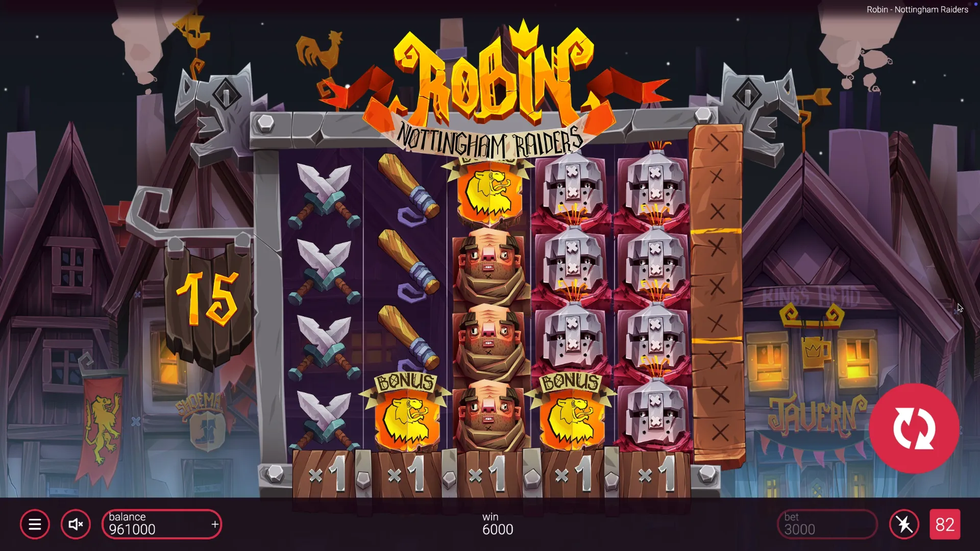 Играть в Robin Nottingham Raiders бесплатно