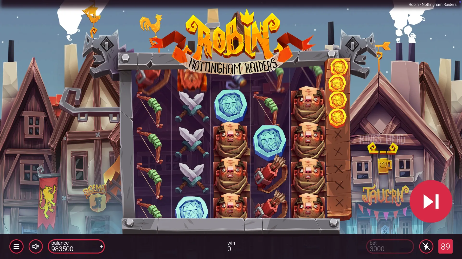Регистрация в слоте Robin Nottingham Raiders