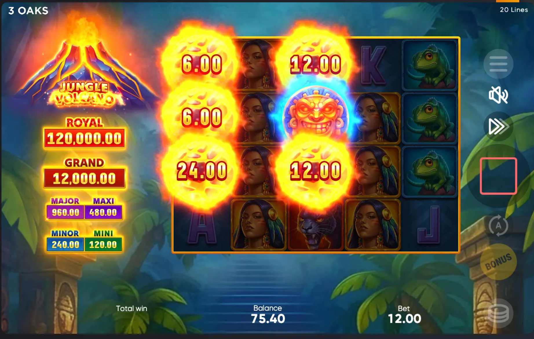 Jungle Volcano by 3 Oaks Gaming