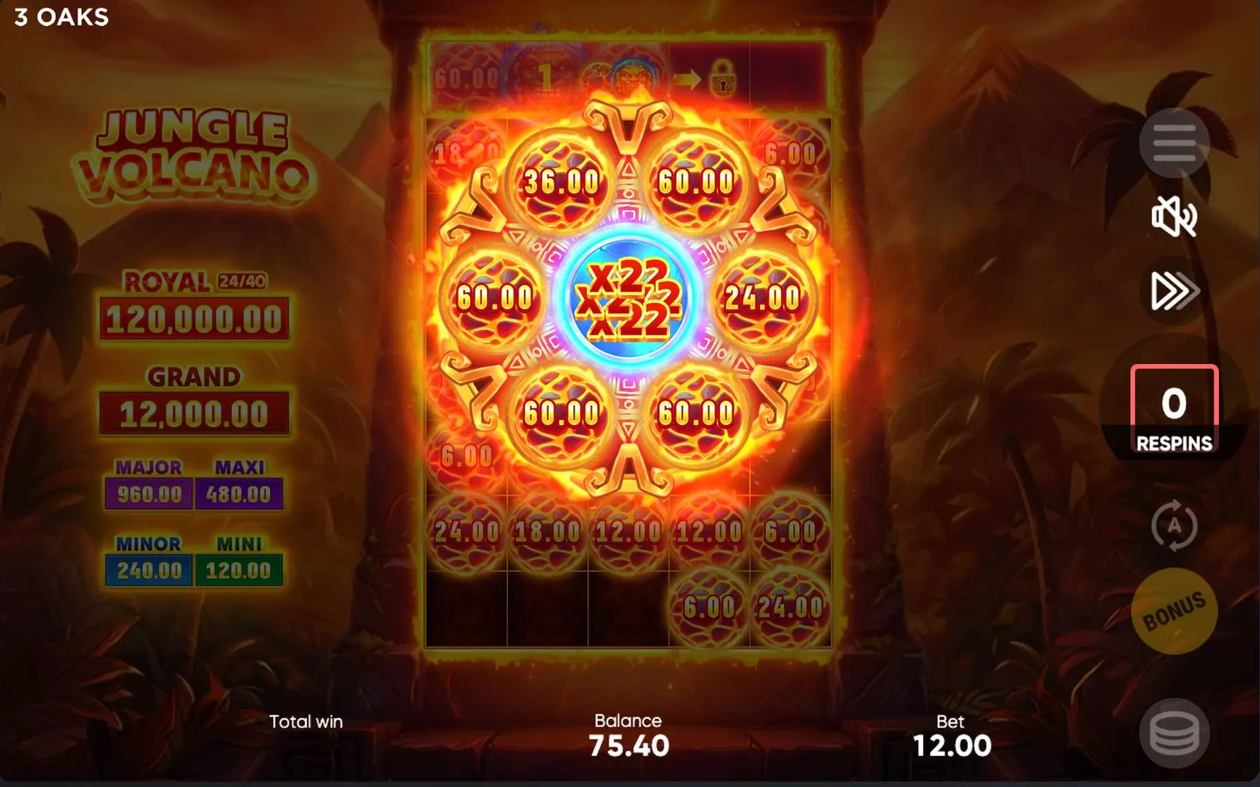 Jungle Volcano by 3 Oaks Gaming