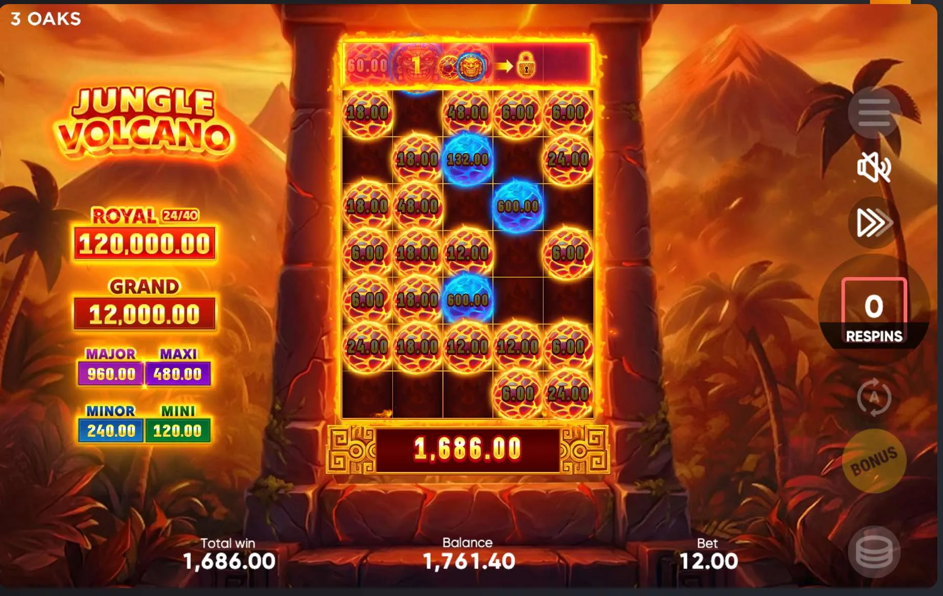 Jungle Volcano by 3 Oaks Gaming