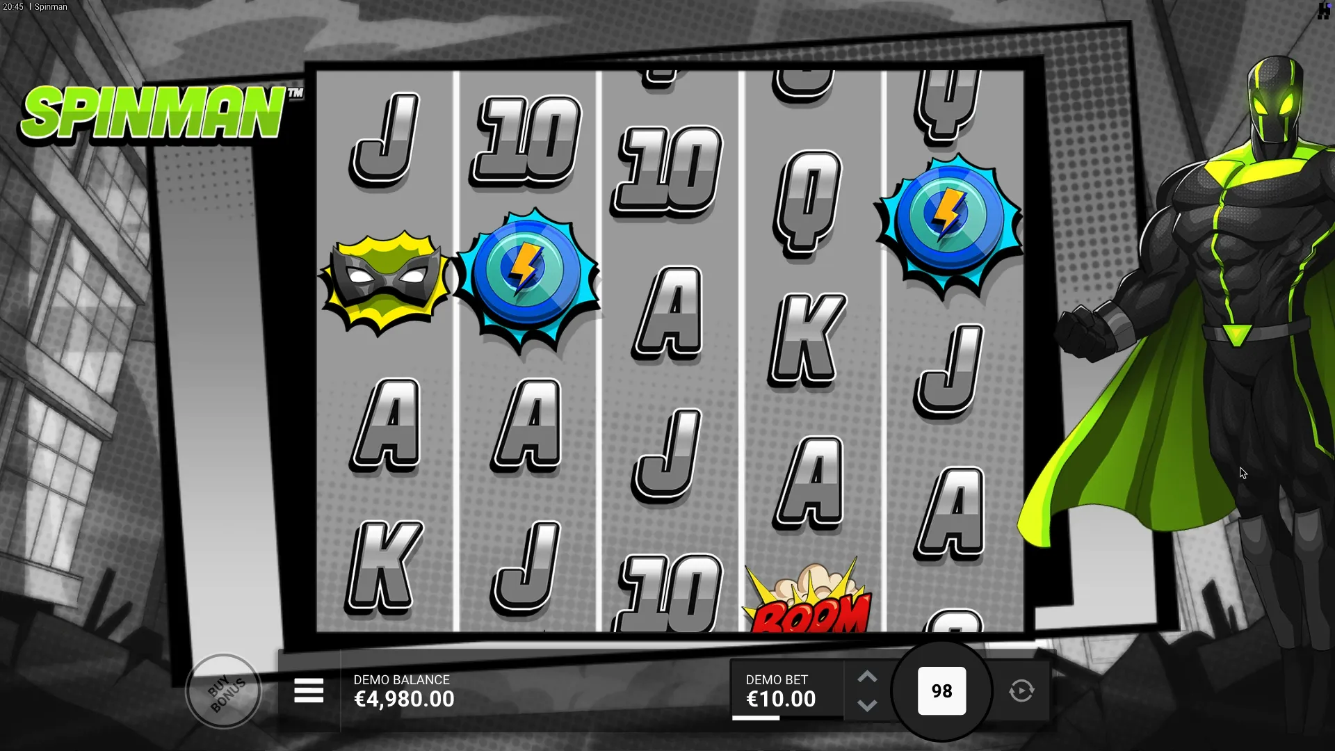Online game Spinman