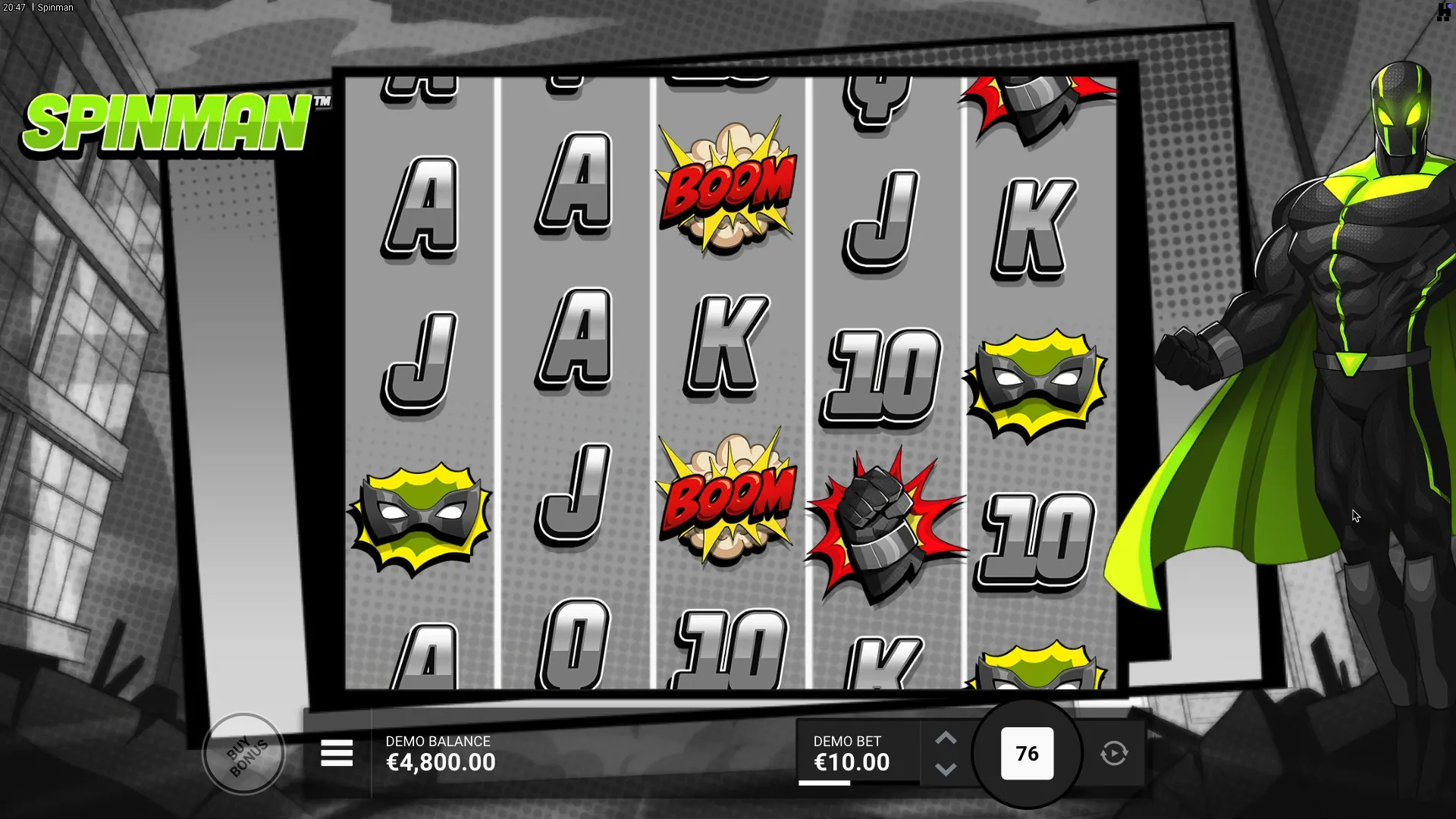 Spinman slot bets