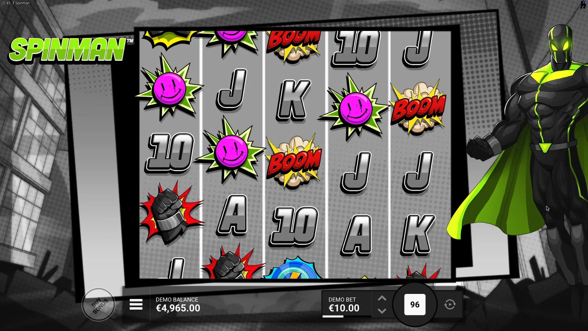 Spinman slot for money