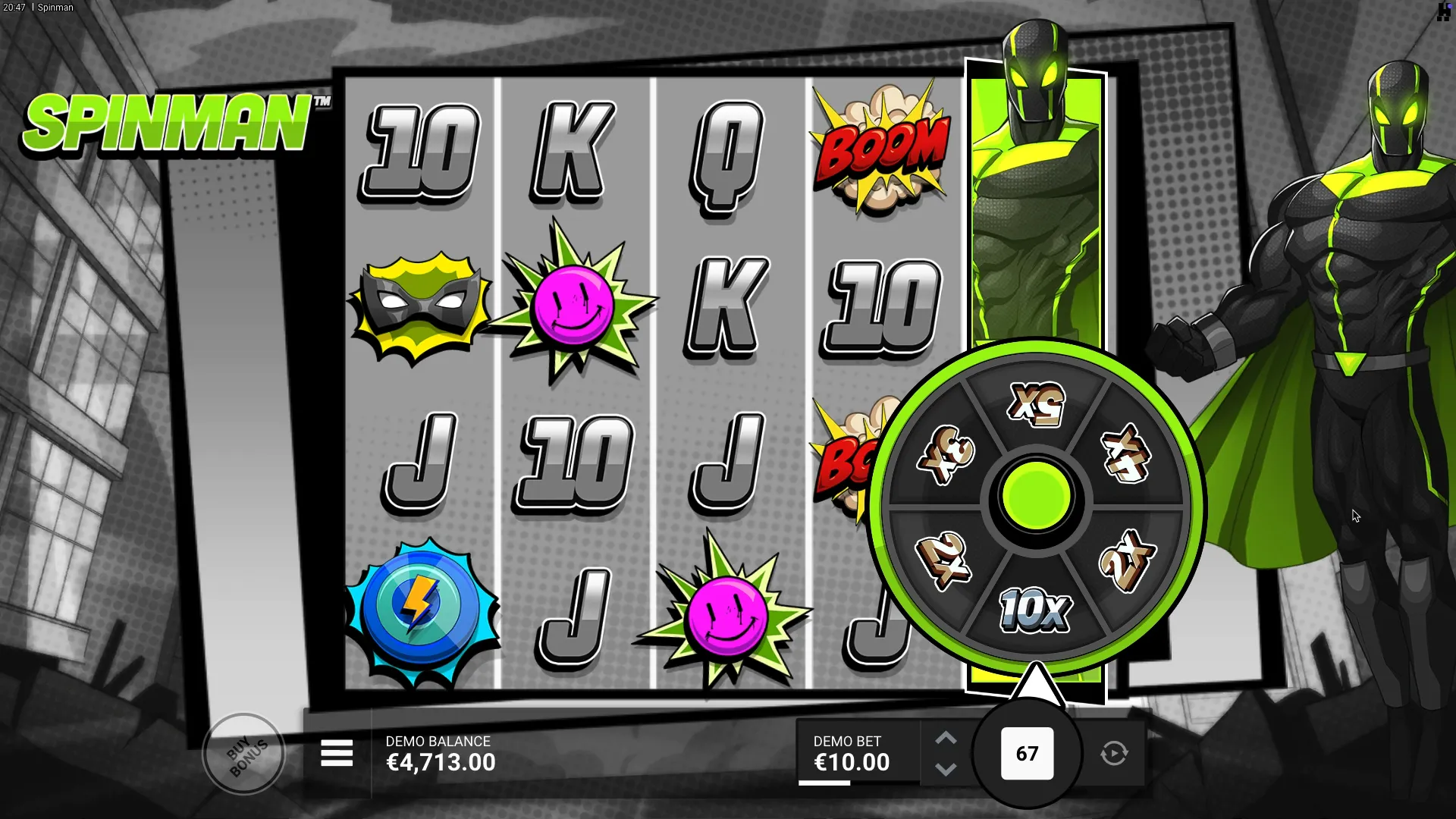 Spinman How to win