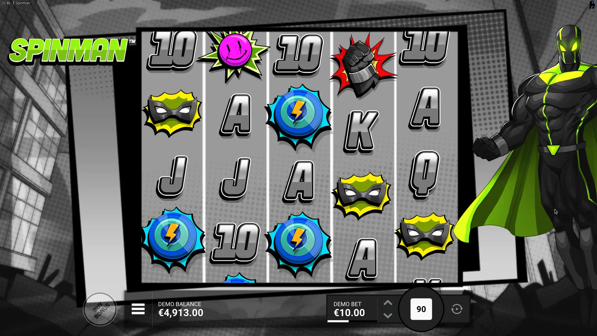 Play Spinman bonuses