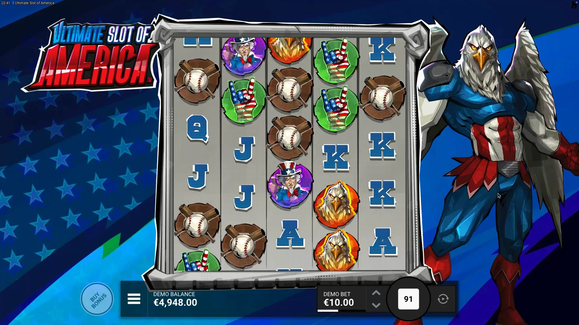 Play Ultimate Slot of America bonuses